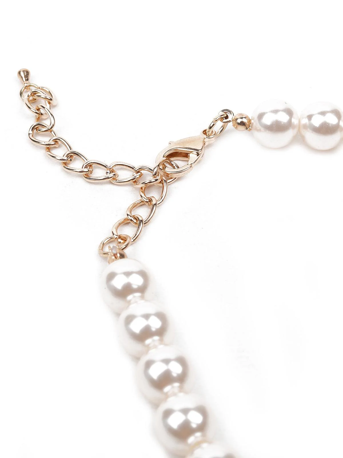 Odette Women White Metal Necklac - Image 6
