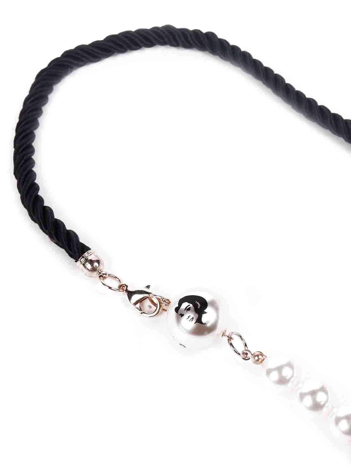 Odette Women White Metal Floral Arrangement Necklace - Image 6