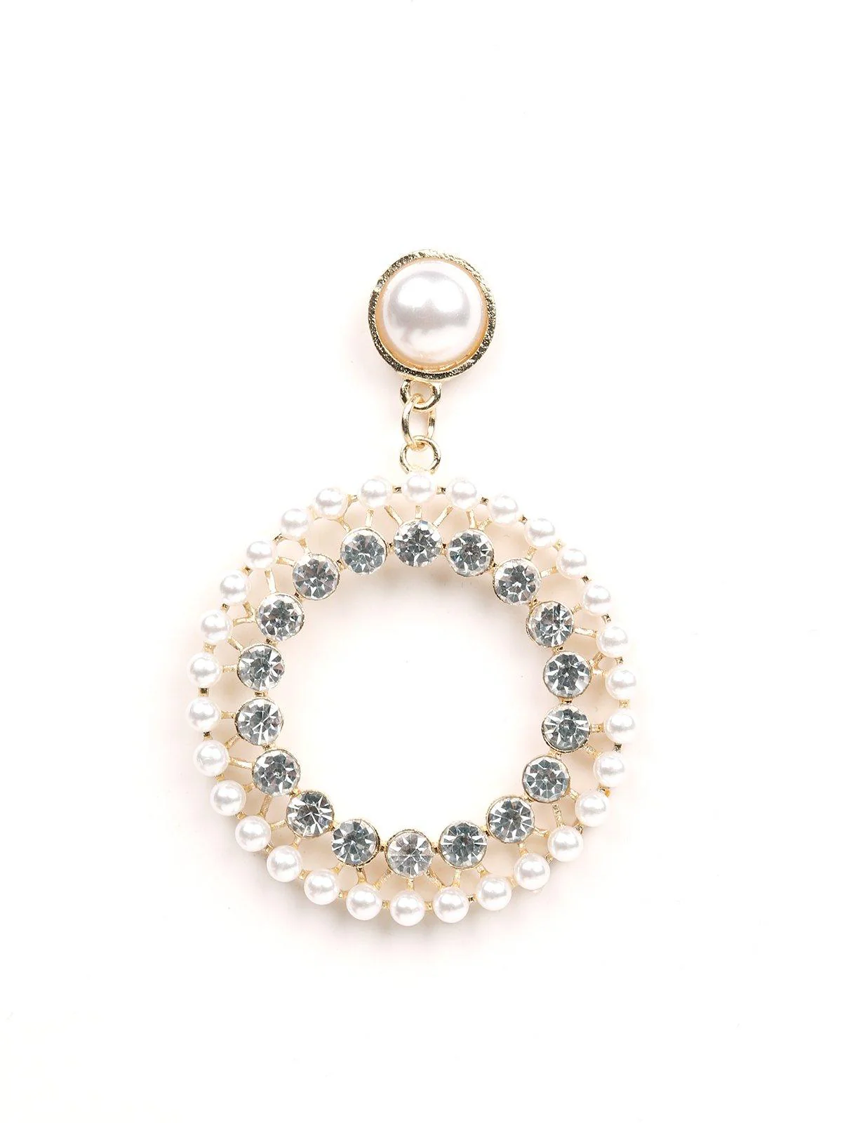 Odette Women Gold Metal Earrings - Image 4
