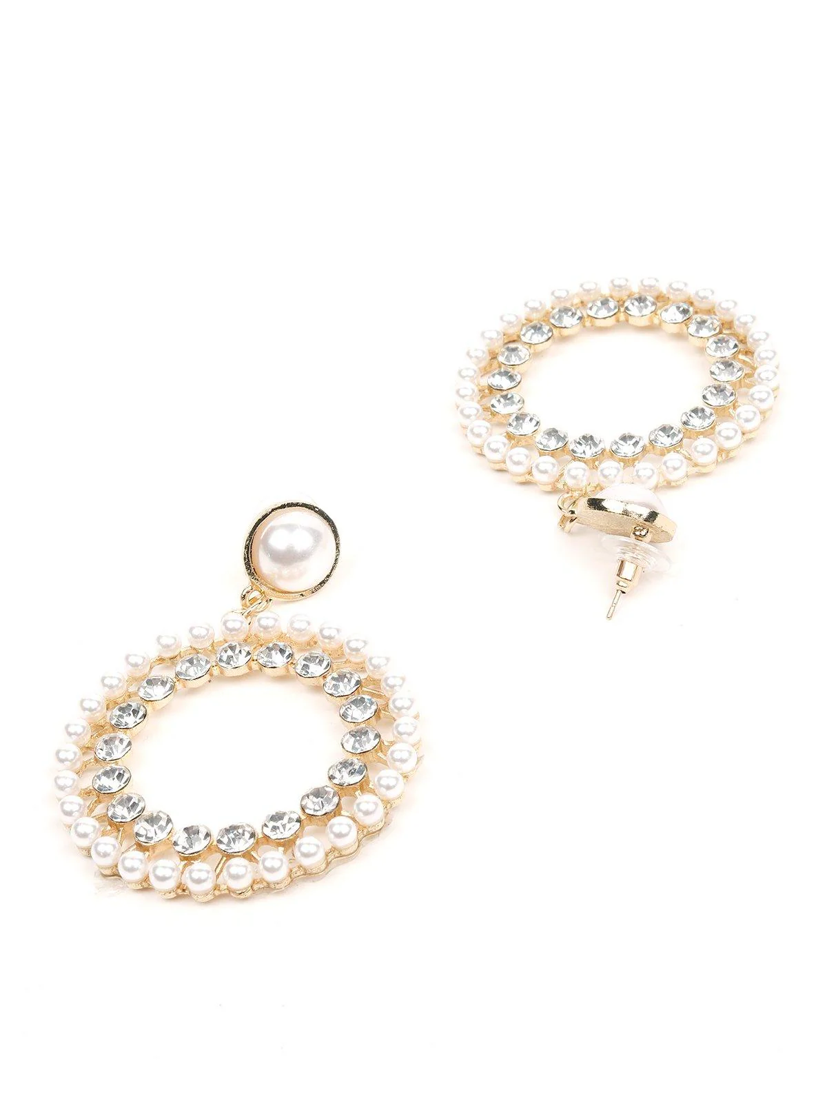 Odette Women Gold Metal Earrings - Image 6