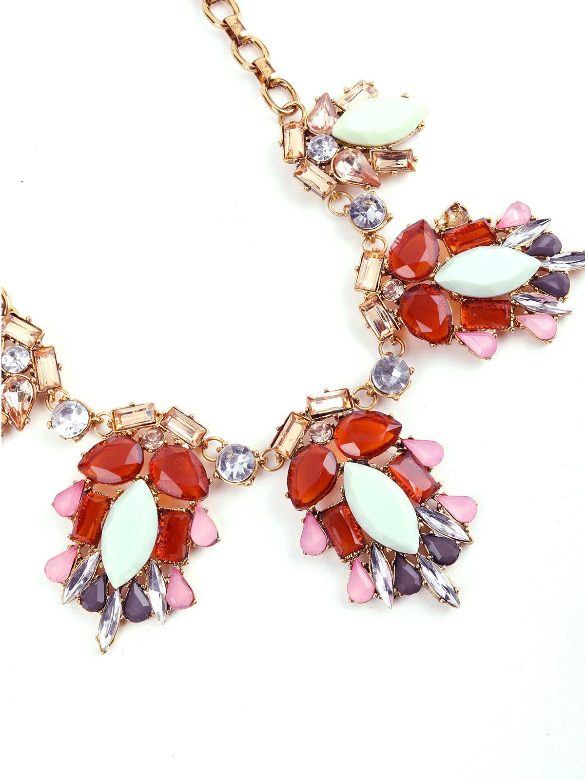 Odette Women Peppy Nizha Statement Neckpiece - Image 4