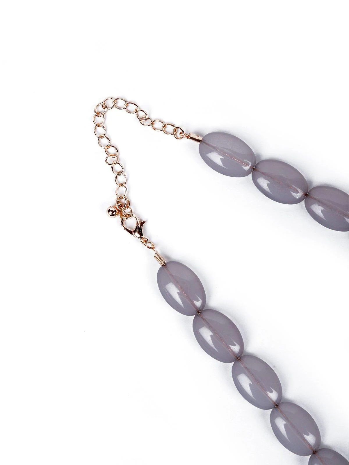 Odette Women Grey And Cream Metal Necklace - Image 6