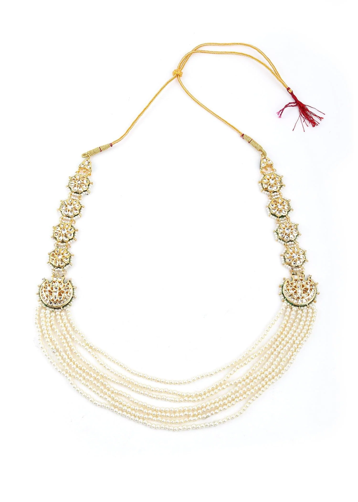 Odette Women Piece Of Art Pearl Necklace Set - Image 4