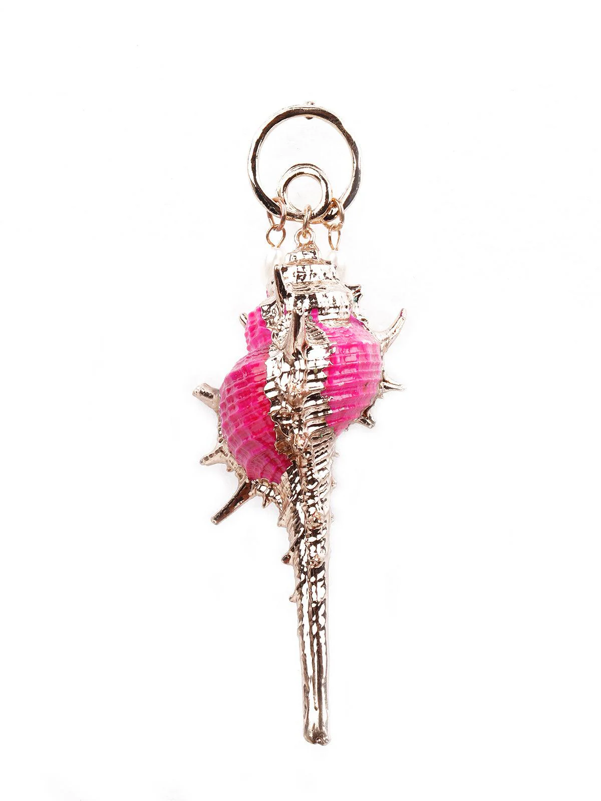 Odette Women Pink and gold stunning drop earrings - Image 4
