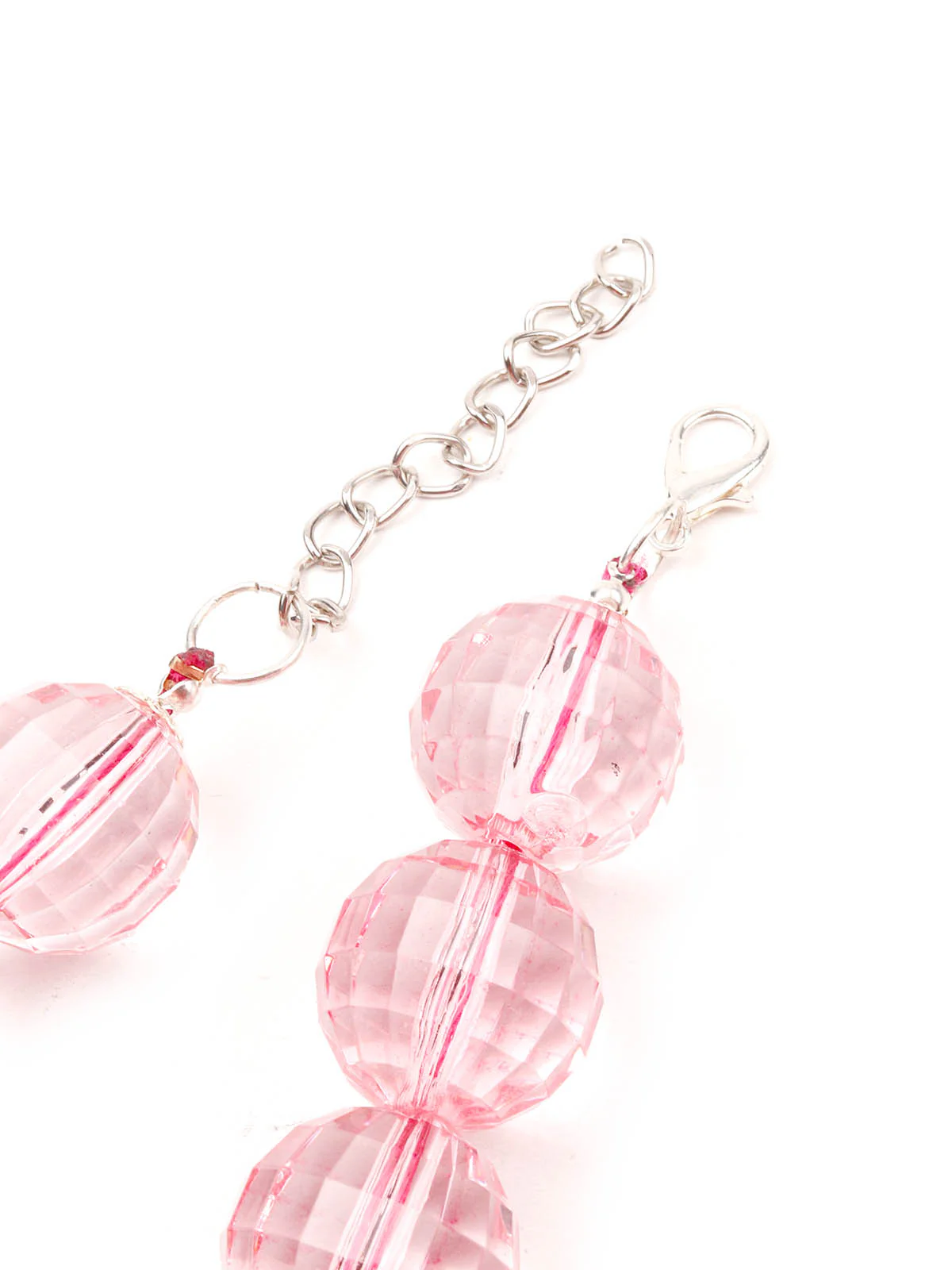 Odette Women Pink Big Beads Necklace - Image 6