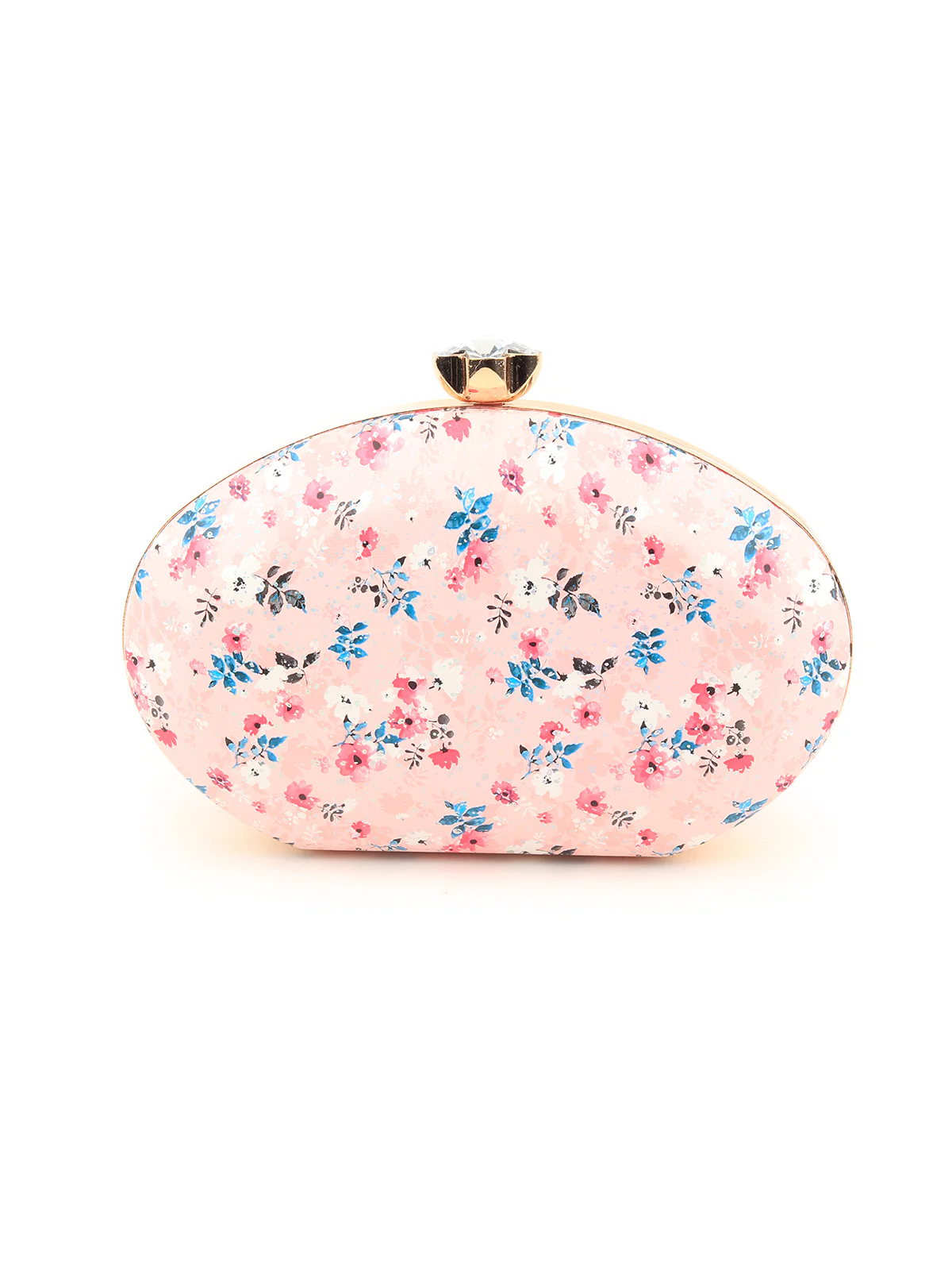 Odette Women Pink Printed Clutch - Image 4