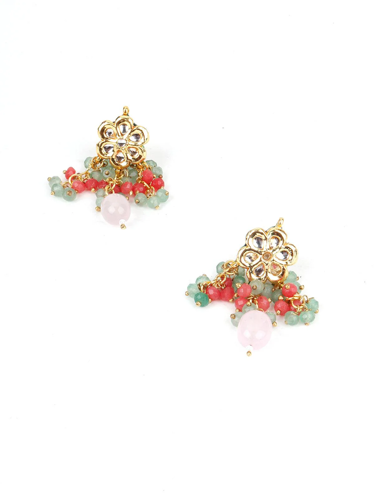 Odette Women Pink Rhinestone Choker Necklace - Image 6
