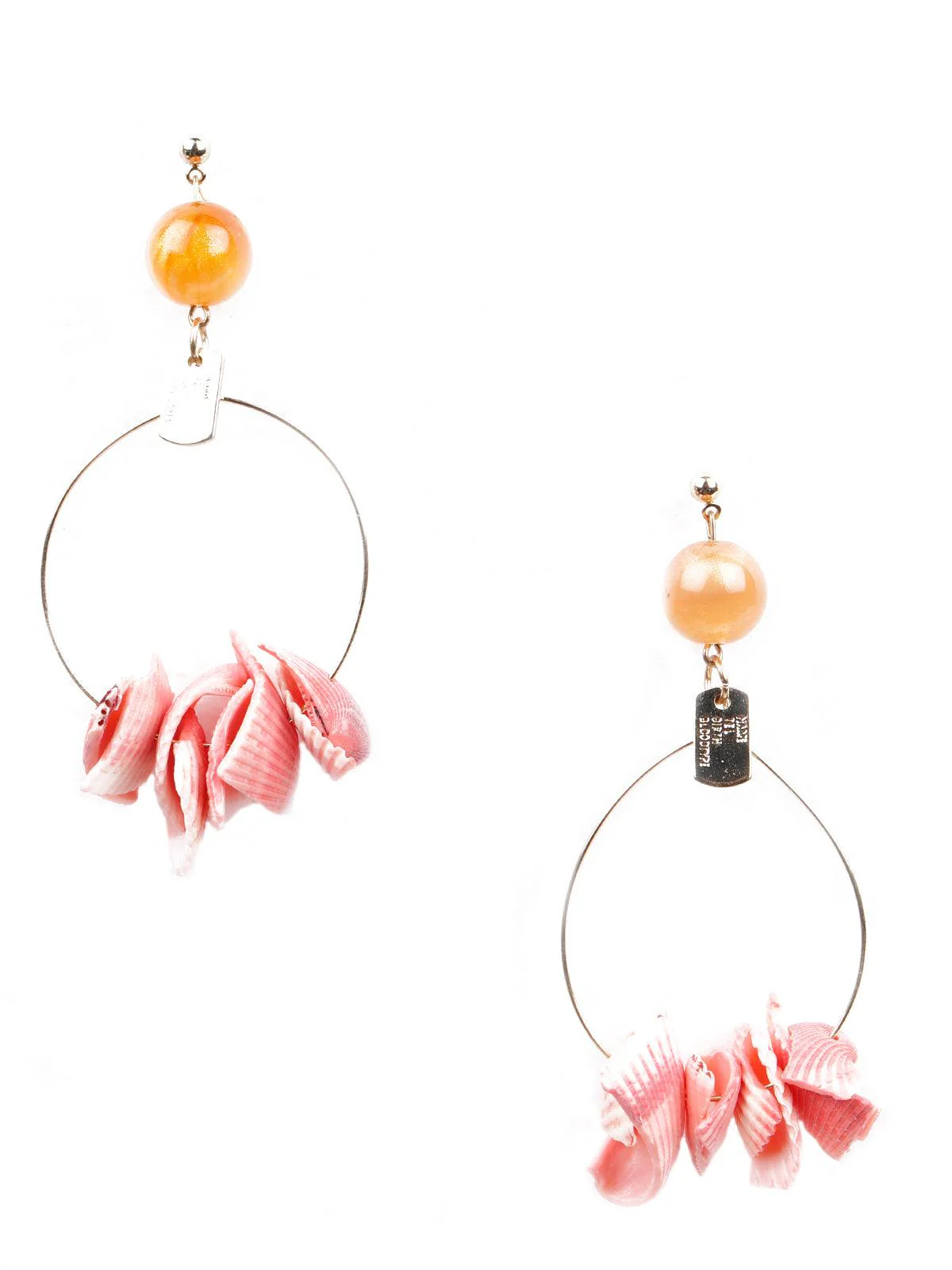 Odette Women Pink Statement Drop Earrings - Image 3