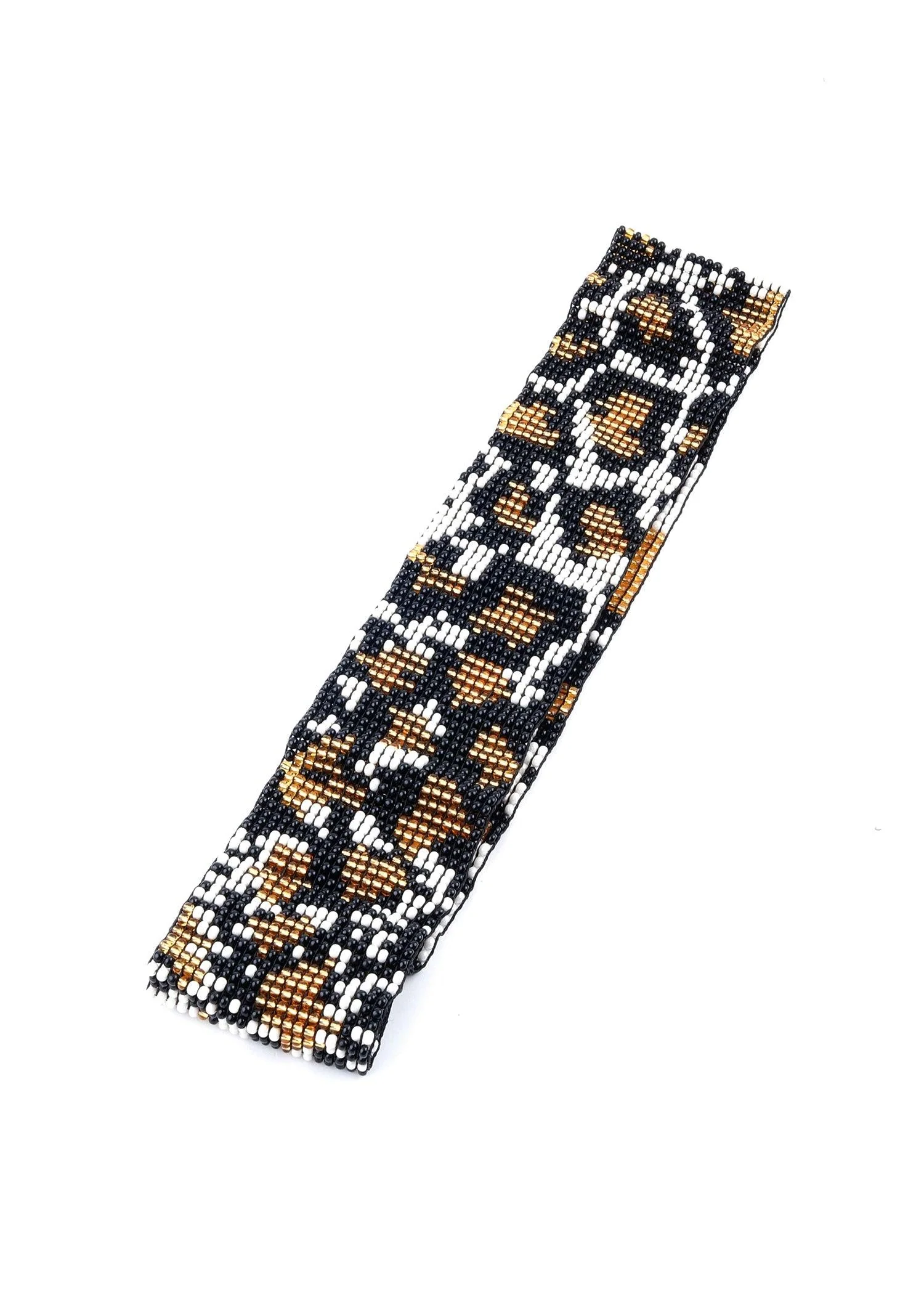 Odette Women Pixel Printed Multicolor Embroidered Belt - Image 3