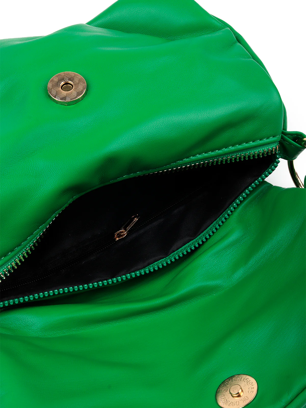 Odette Women Pop-Up Green Solid Clutch - Image 7