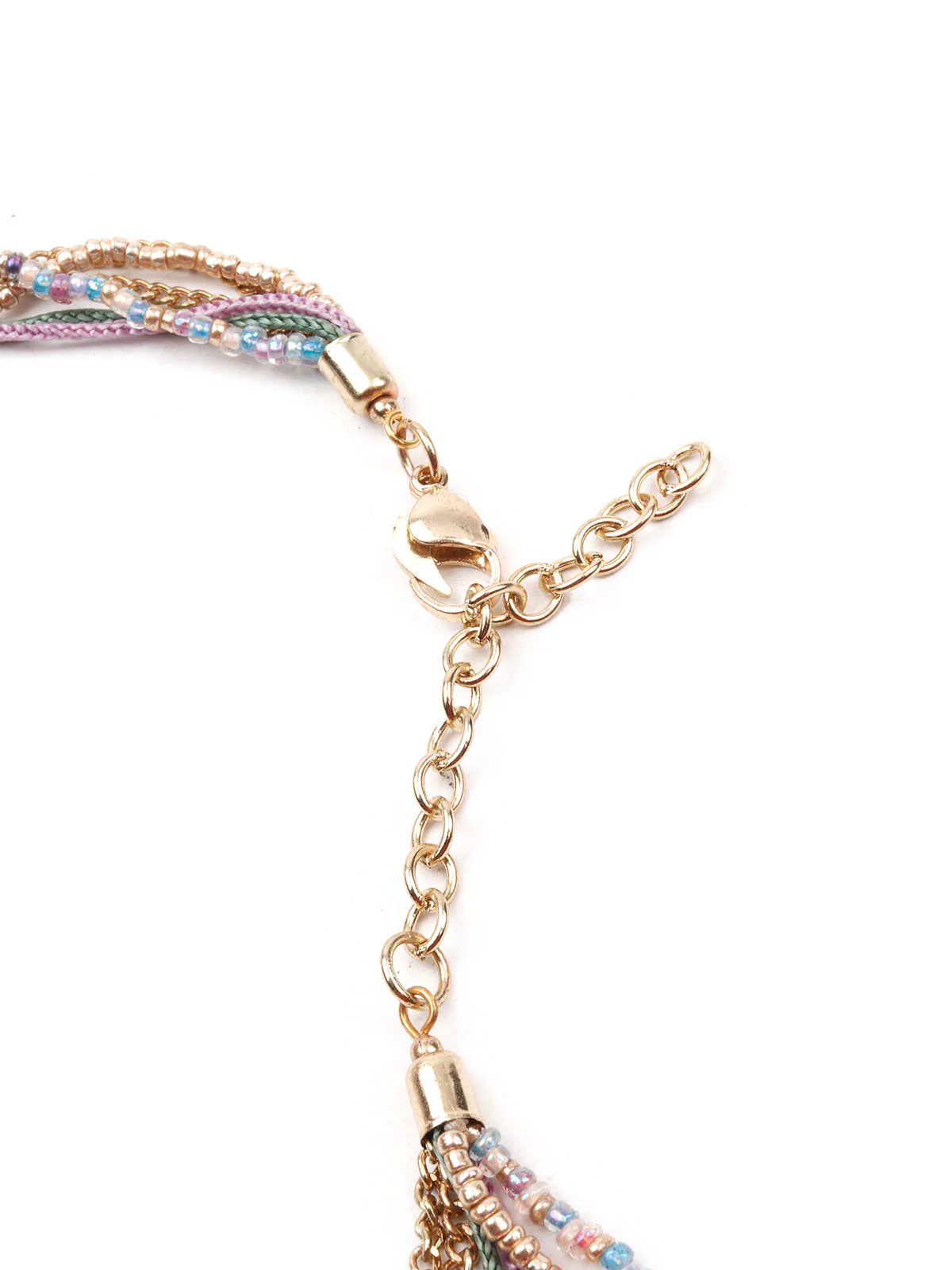 Odette Women Purple And Blue Beads Necklace - Image 6