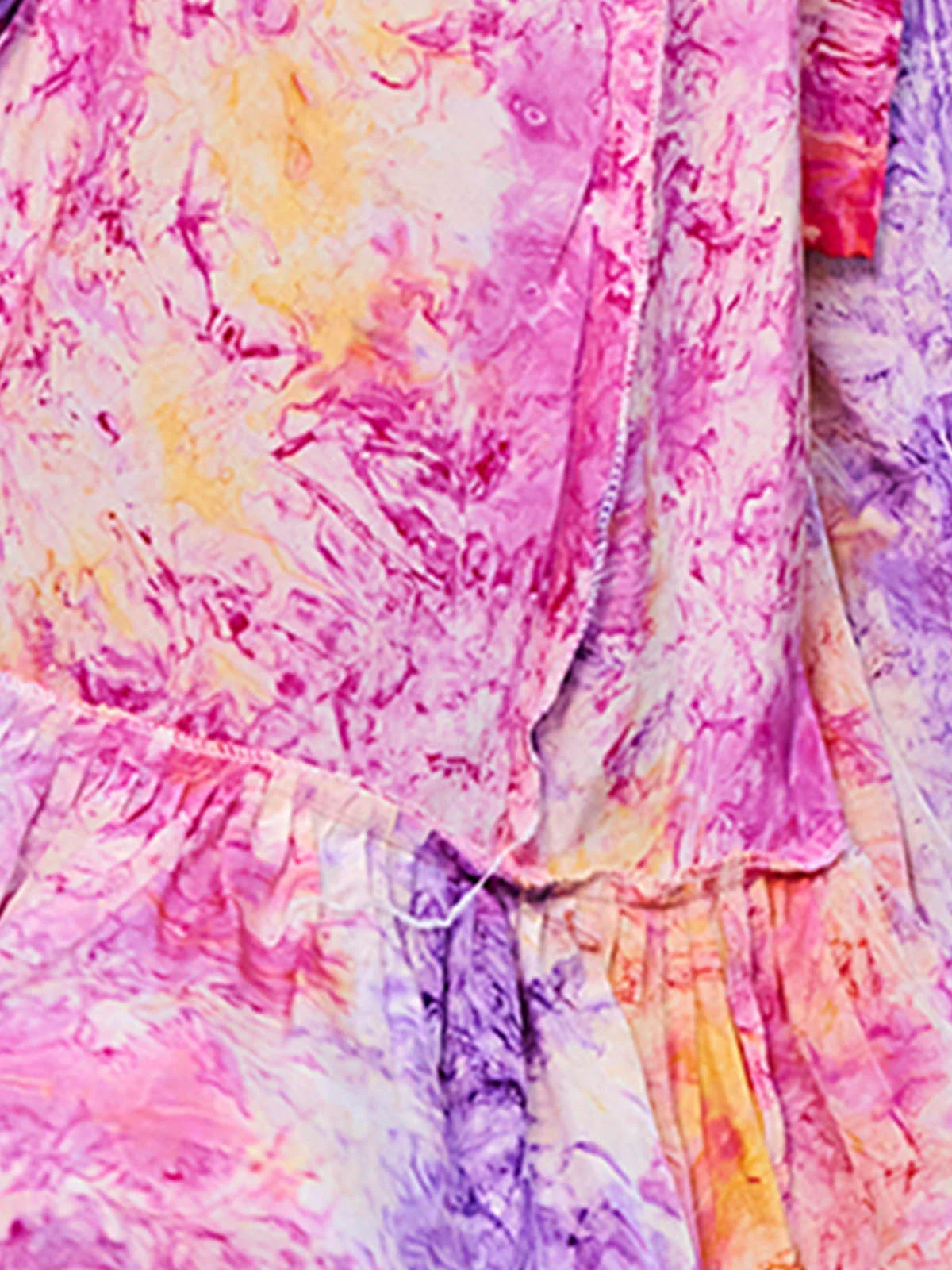 Odette Women Purple Silk Blend Printed Indo Western Set - Image 5