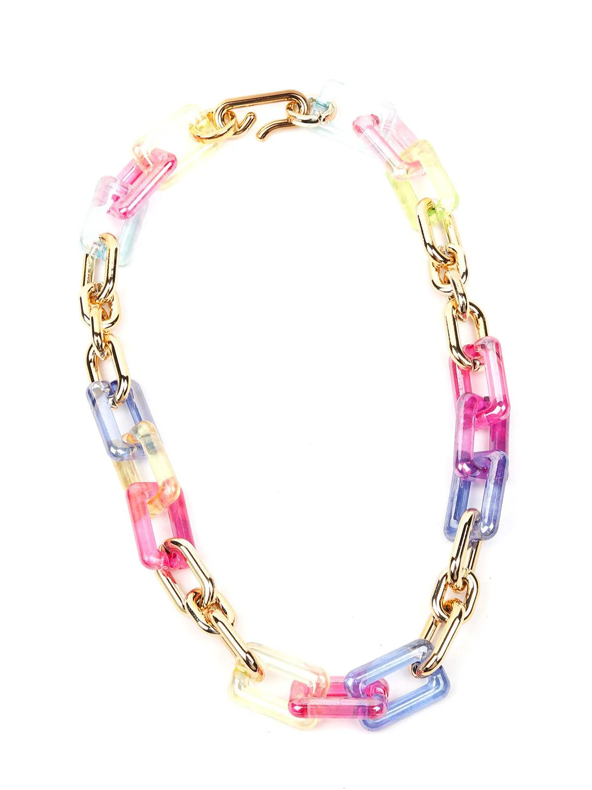 Odette Women Multicolor Metal Necklace Set - Image 4