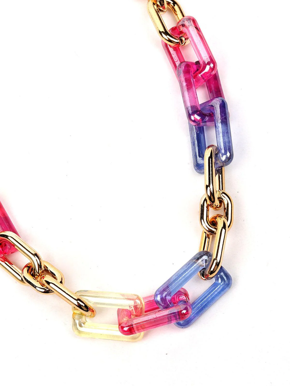 Odette Women Multicolor Metal Necklace Set - Image 5