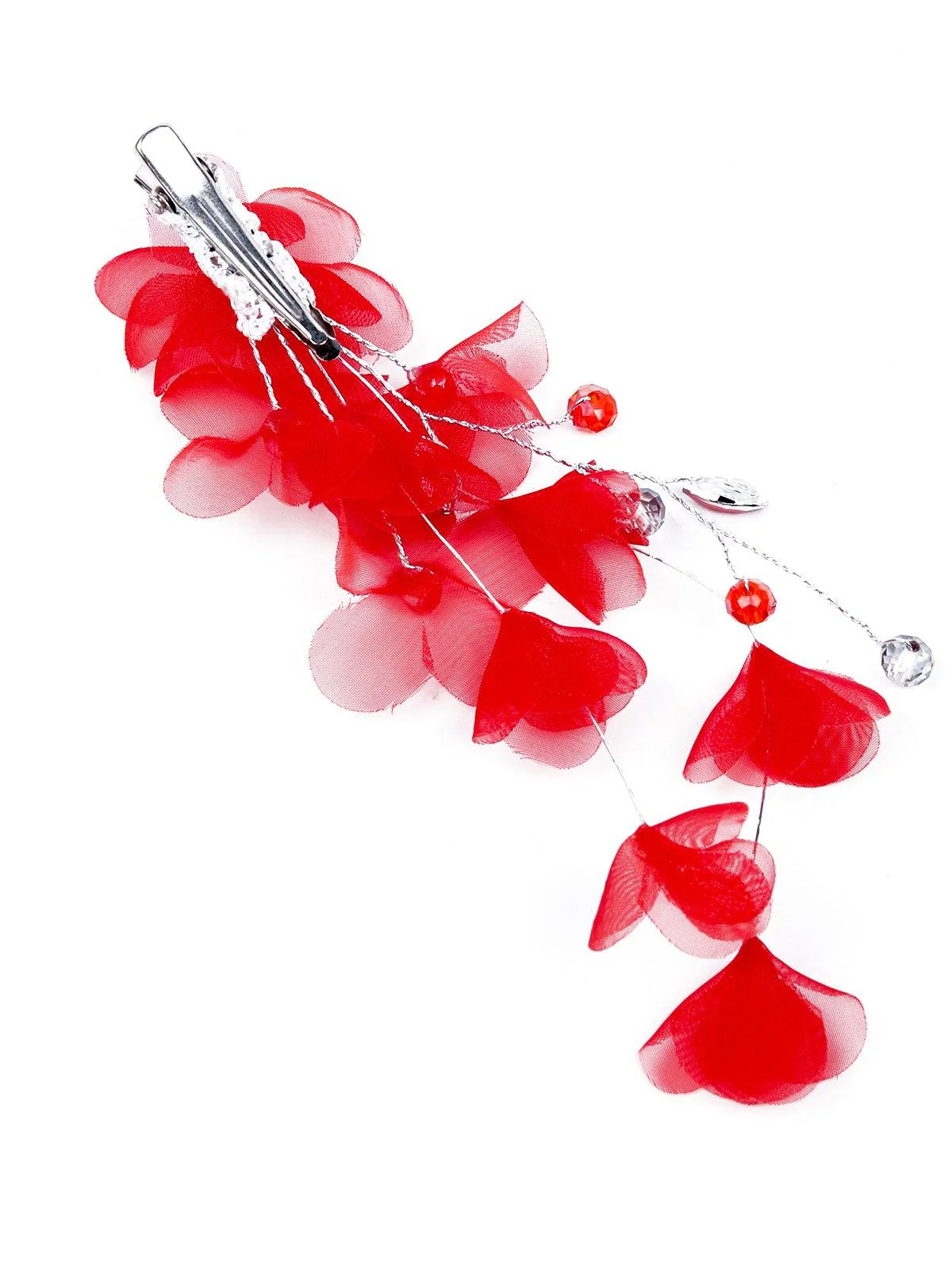 Odette Women Red High-Index Polyethylene Brooch - Image 6