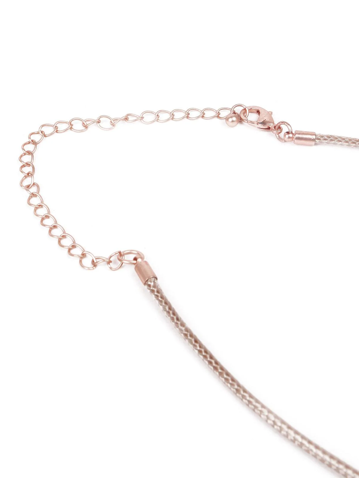 Odette Women Gold Layered Rounded Metal Locket Necklace - Image 6