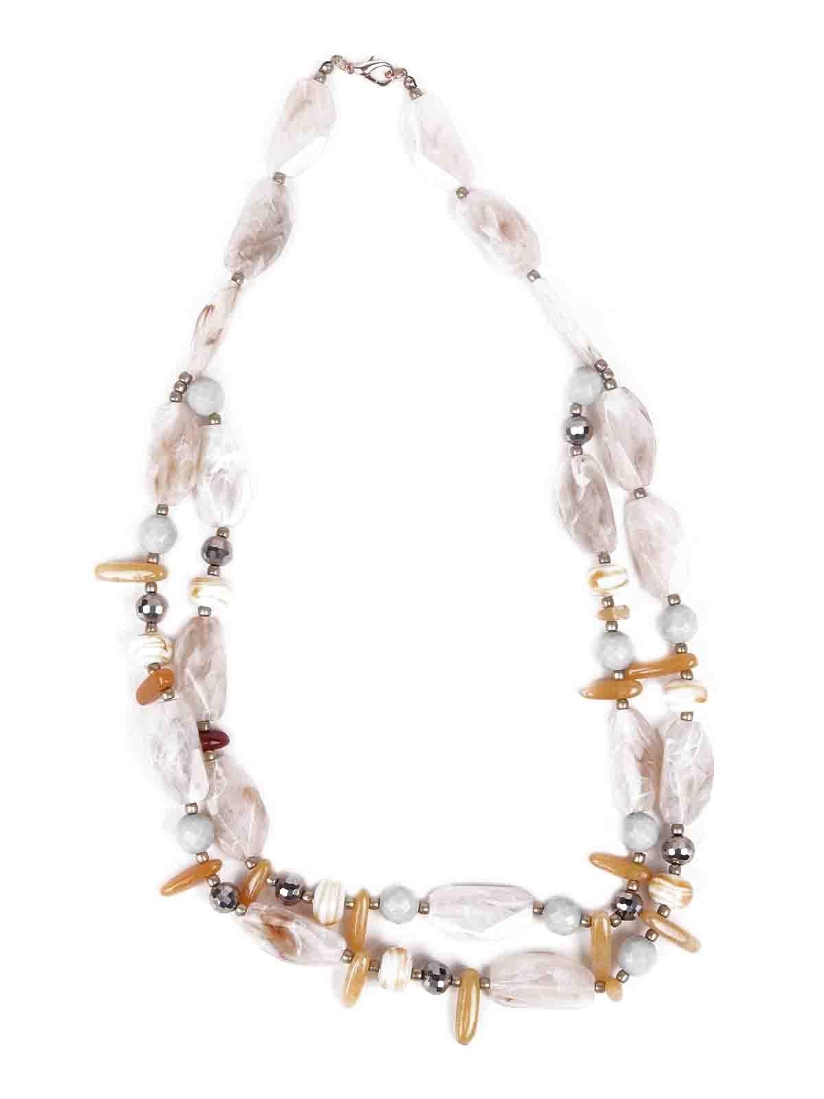 Odette Women White Metal Necklace - Image 3