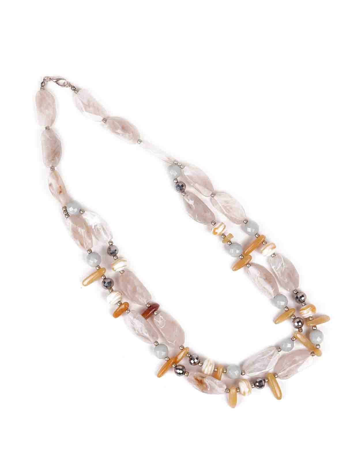 Odette Women White Metal Necklace - Image 4