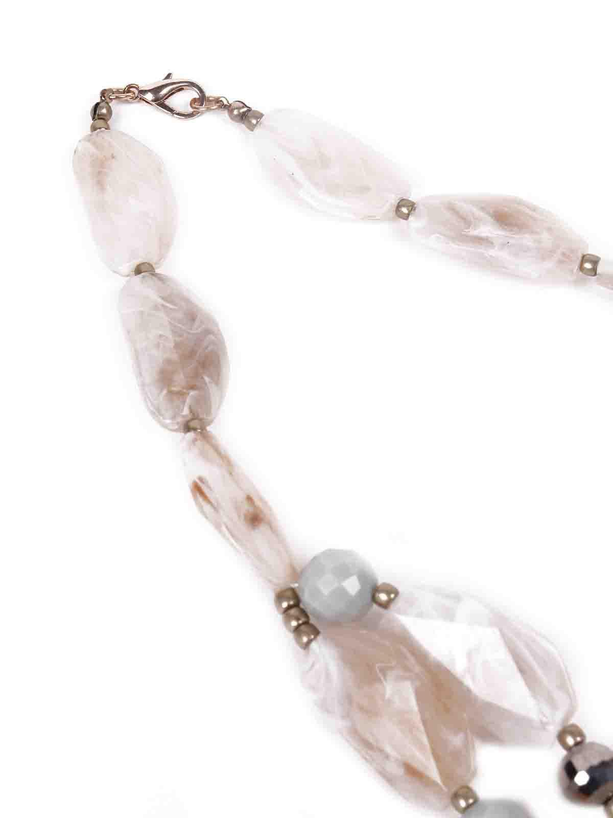 Odette Women White Metal Necklace - Image 6