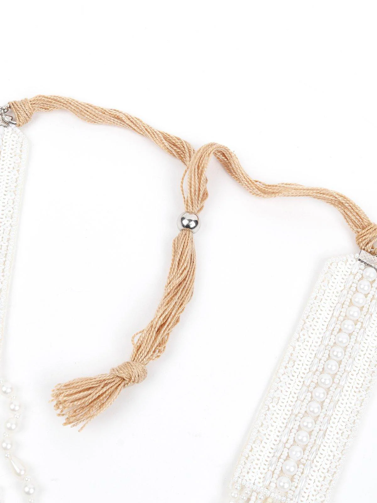 Odette Women White Beaded Necklace - Image 6