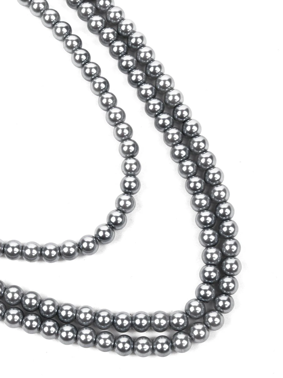 Odette Women Grey Metal Necklace - Image 5