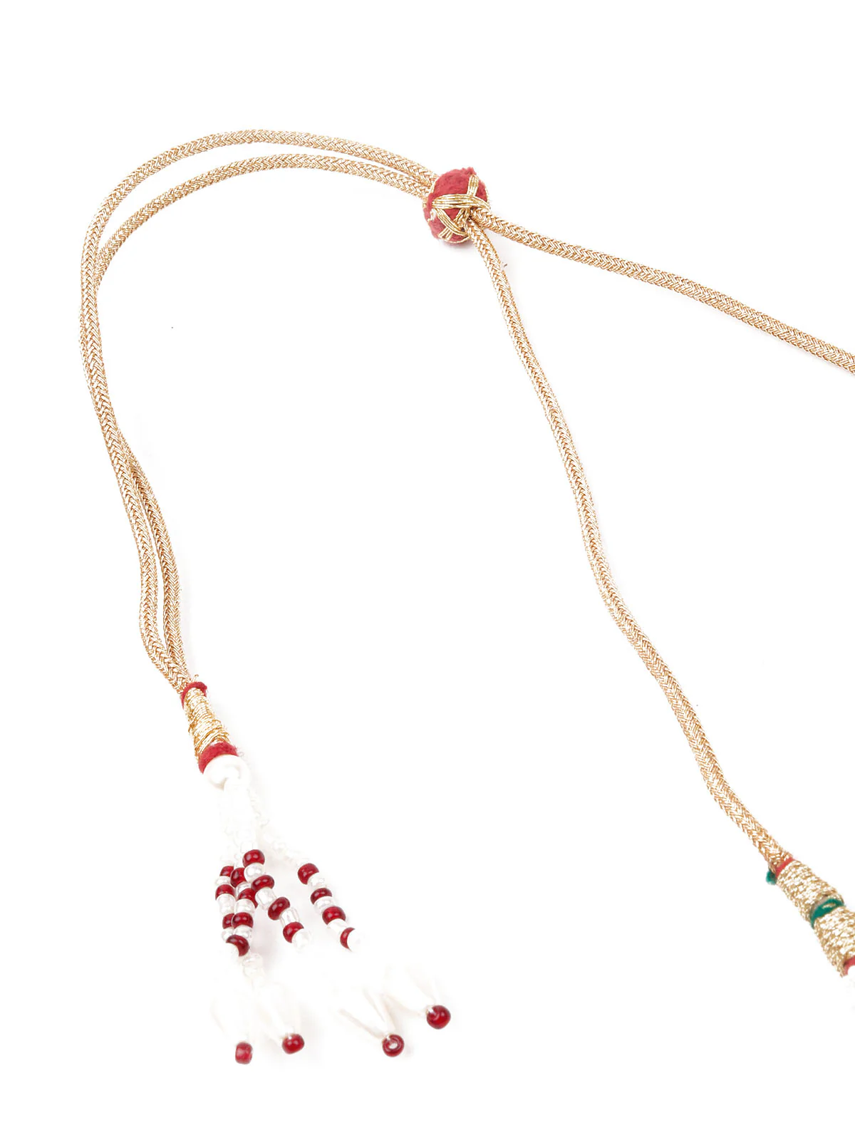 Odette Women Sea Green Gold Plated Choker Necklace Set - Image 6