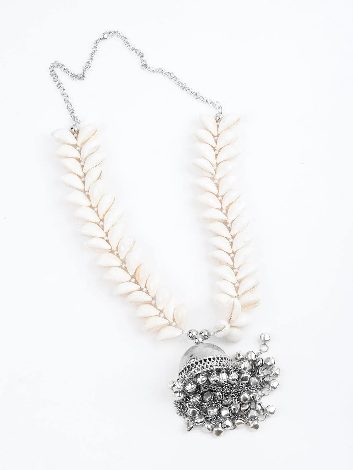 Odette Women Shell Handmade Designer Necklace - Image 3