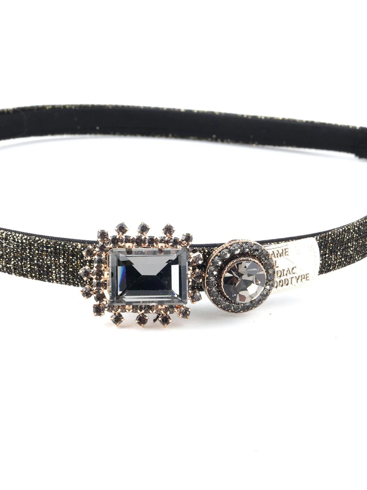 Odette Women Shimmery Golden Hairband - Image 7