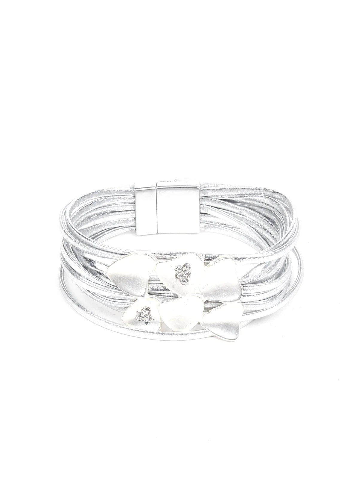 Odette Women Silver Metal Bracelet - Image 3