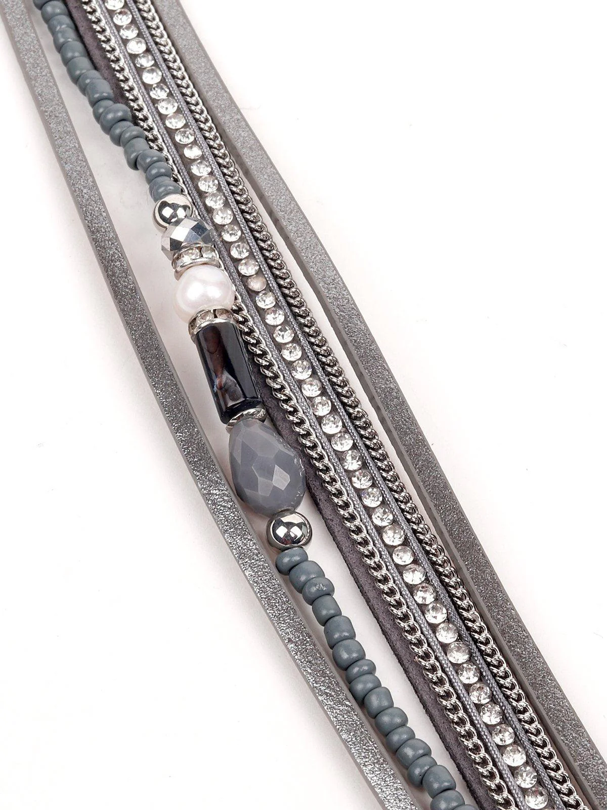 Odette Women Silver Metal Bracelet - Image 4