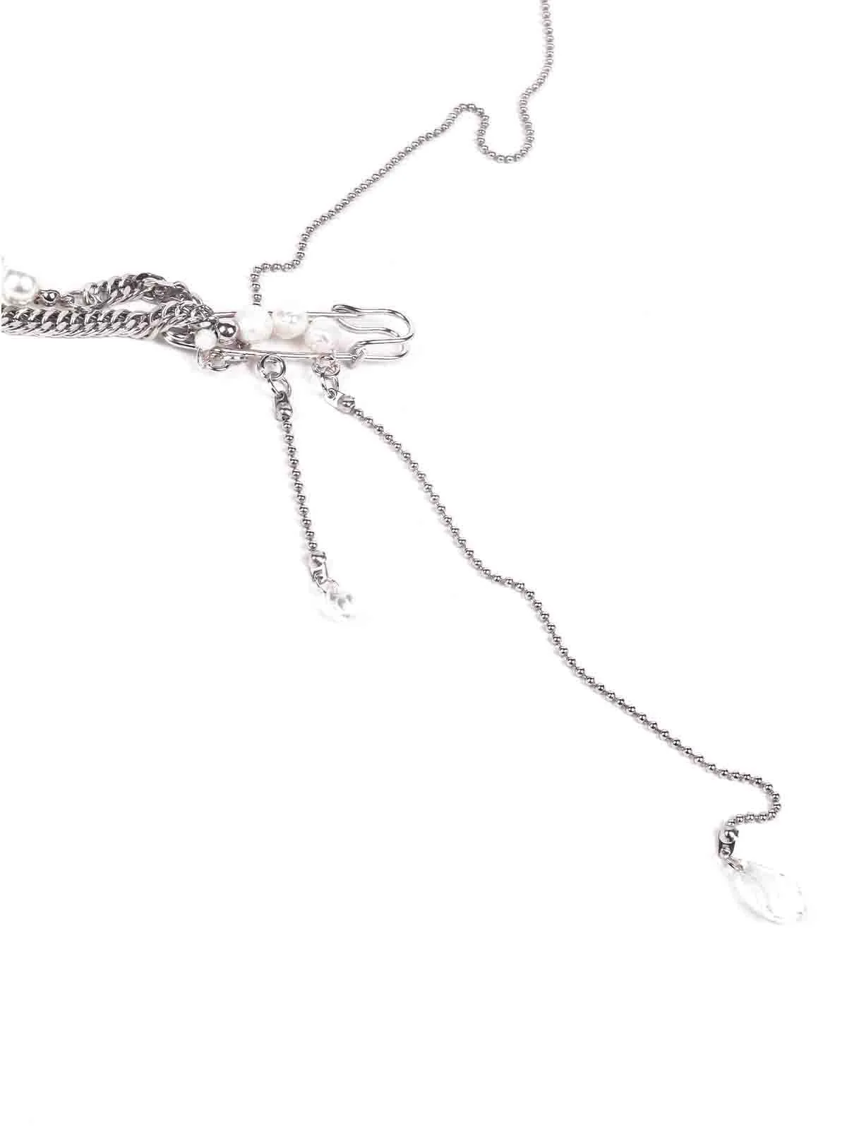 Odette Women Silver Metal Necklace - Image 5