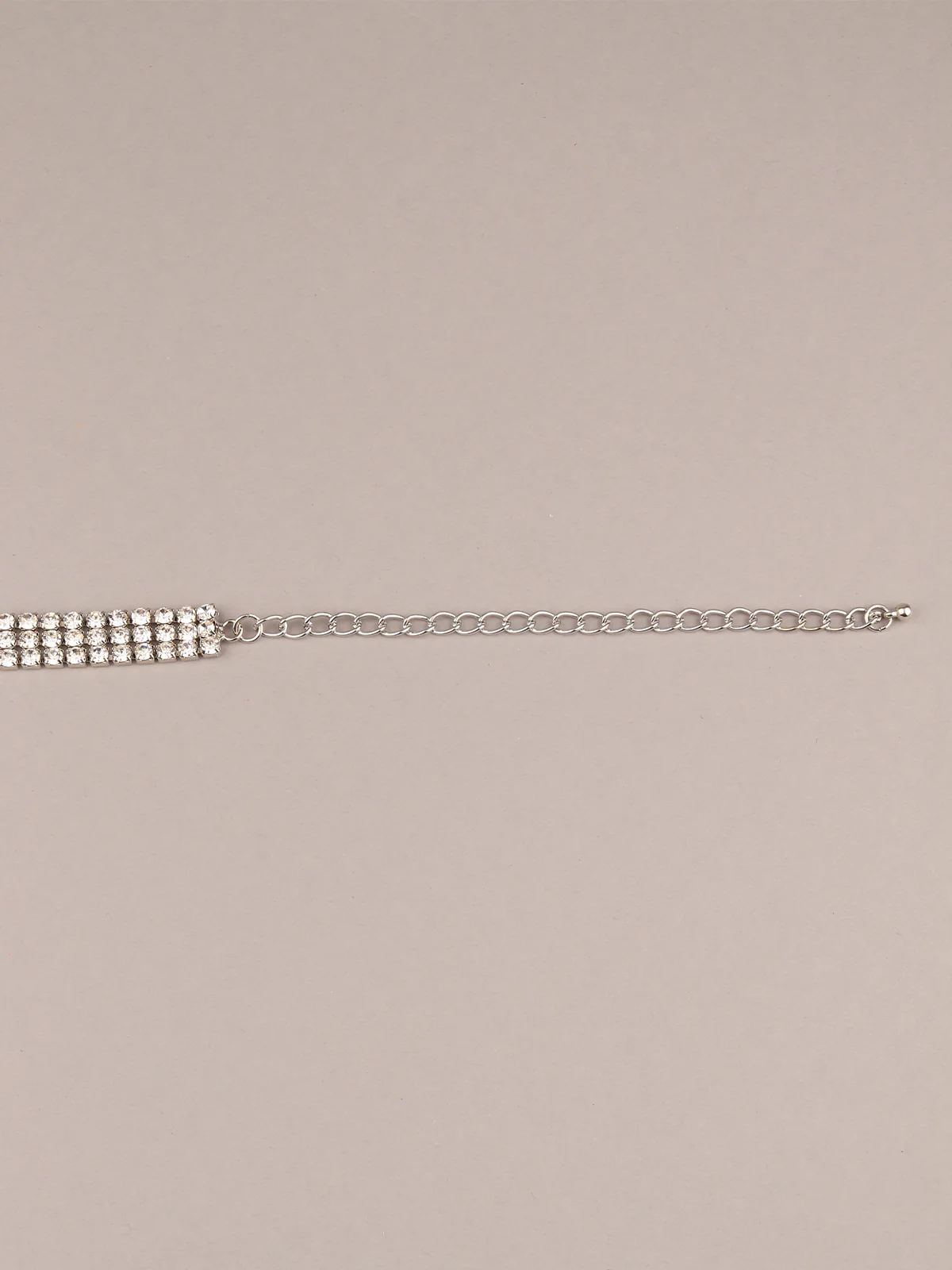 Odette Women Silver Color Bow Choker Neckpiece - Image 5