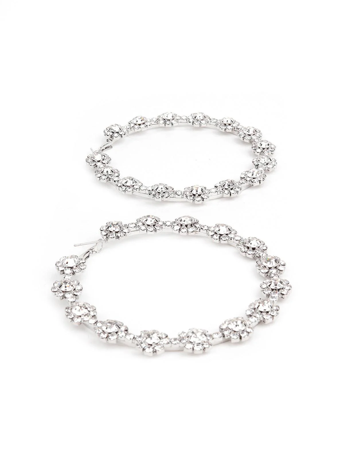 Odette Women Silver Metal Earrings - Image 5