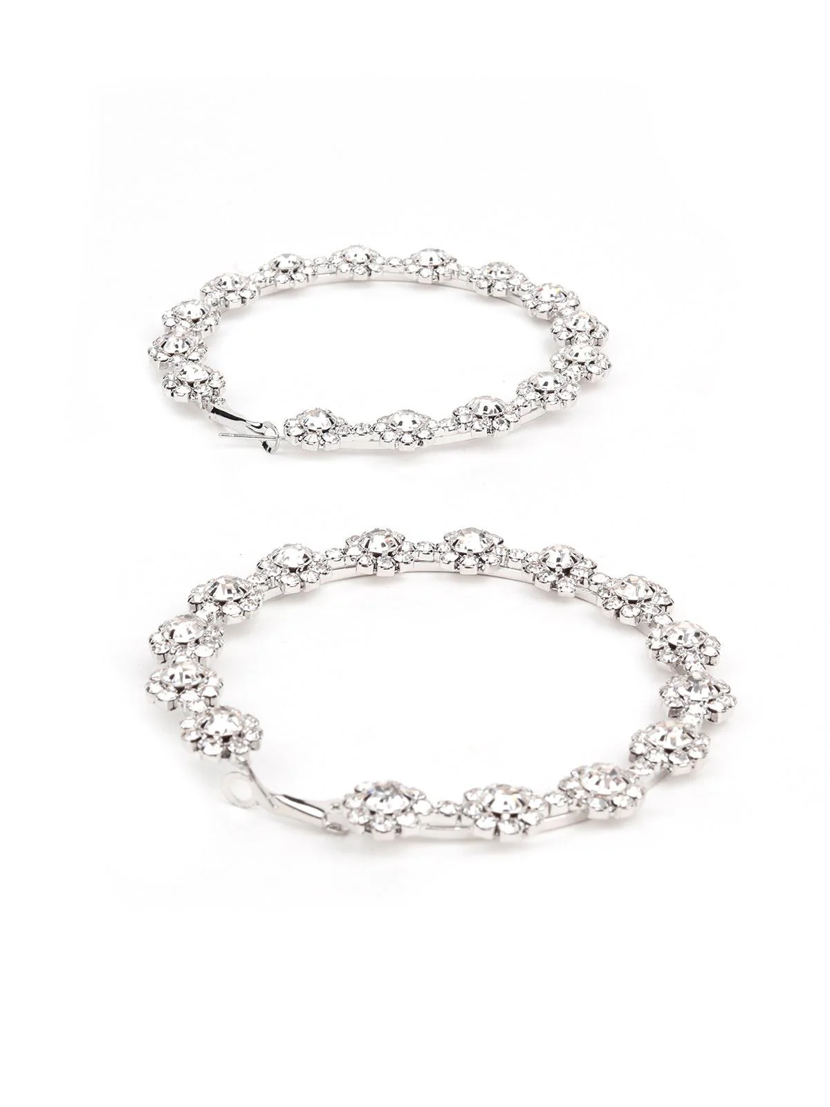 Odette Women Silver Metal Earrings - Image 6