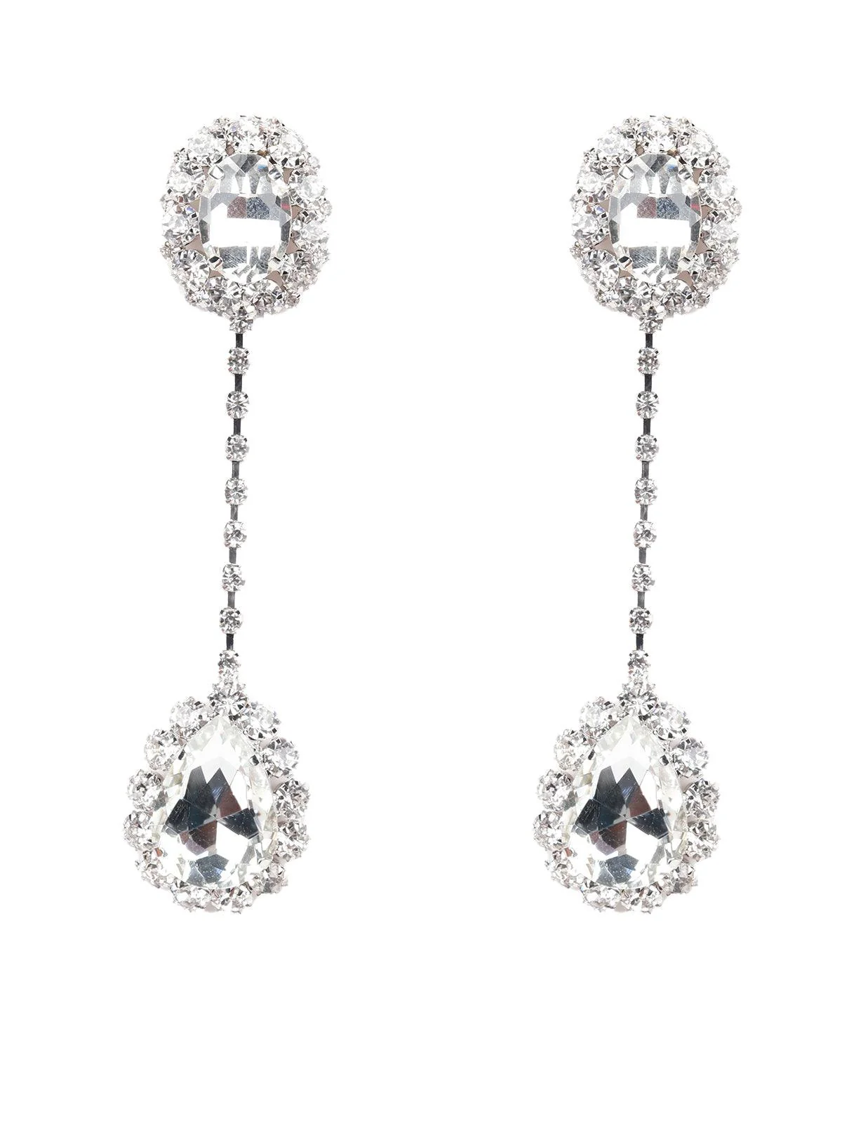 Odette Women Silver Drop Earrings - Image 3