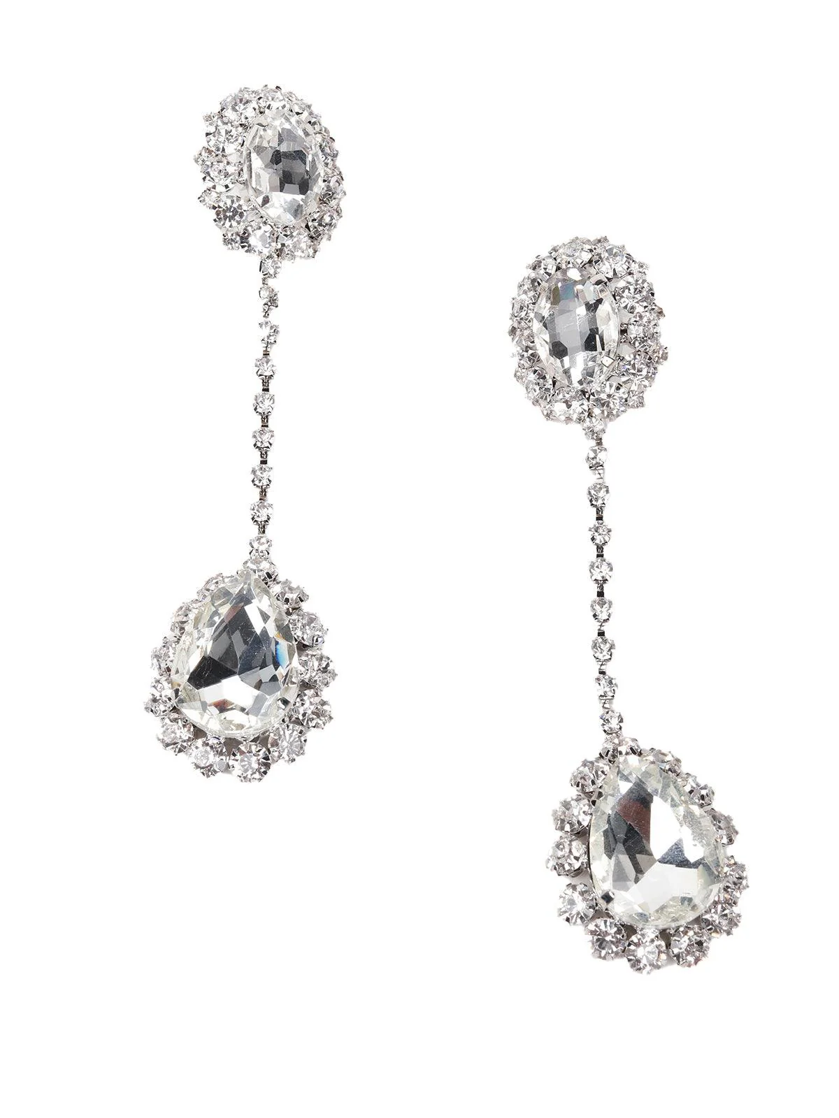 Odette Women Silver Drop Earrings - Image 4