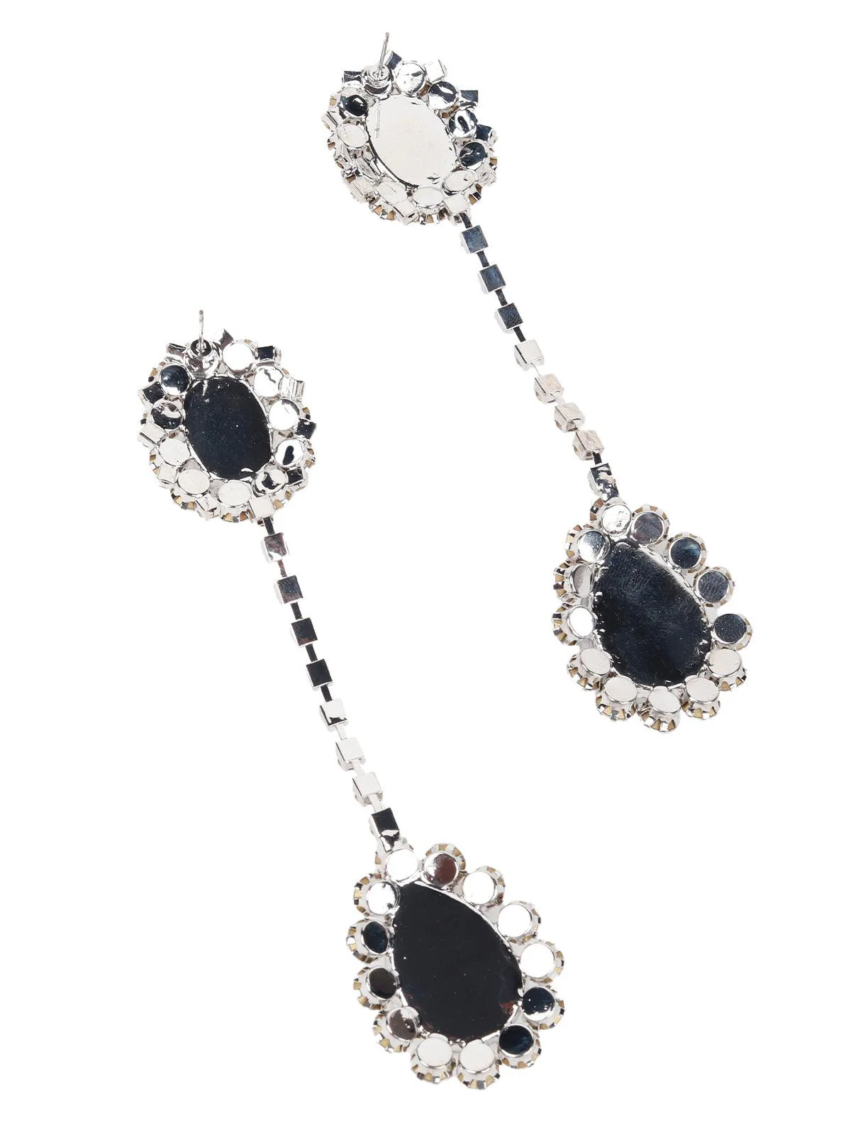 Odette Women Silver Drop Earrings - Image 5