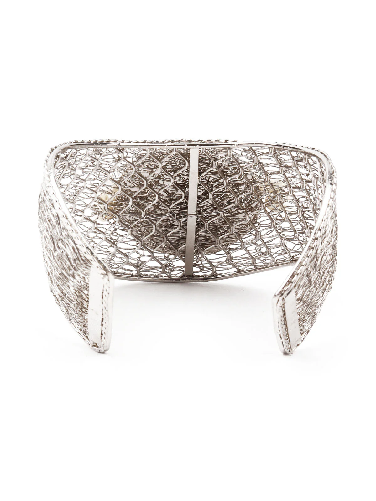 Odette Women Silver Embellished Imitation Bracelet - Image 6