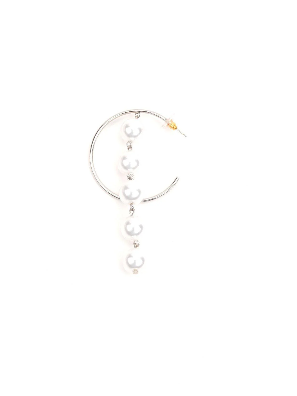 Odette Women Silver Metal Earrings - Image 5