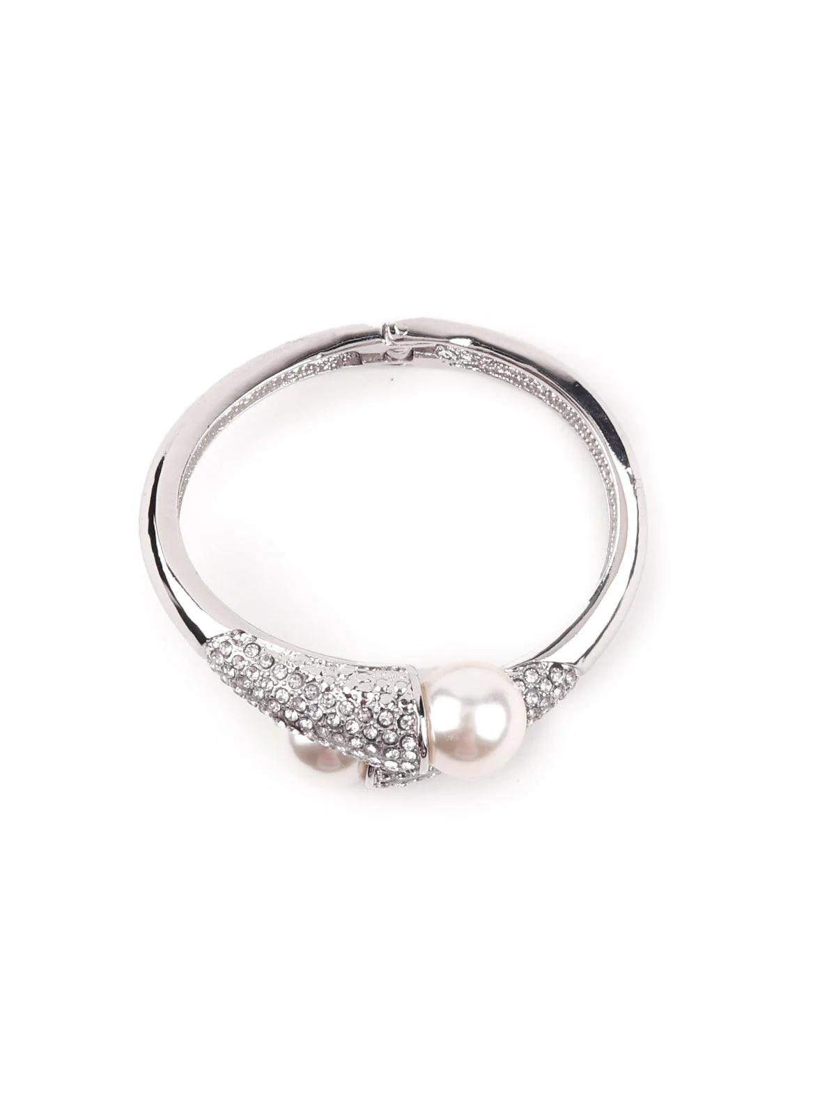 Odette Silver-Studded Kada Bracelet For Women - Image 6