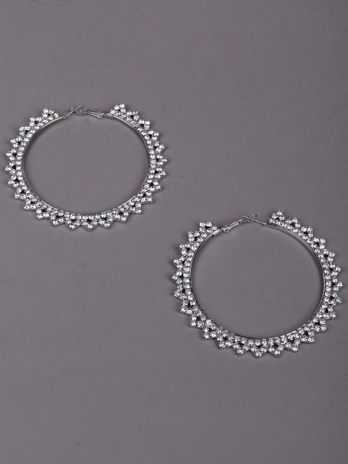Odette Women Silver-Metal Earrings - Image 3