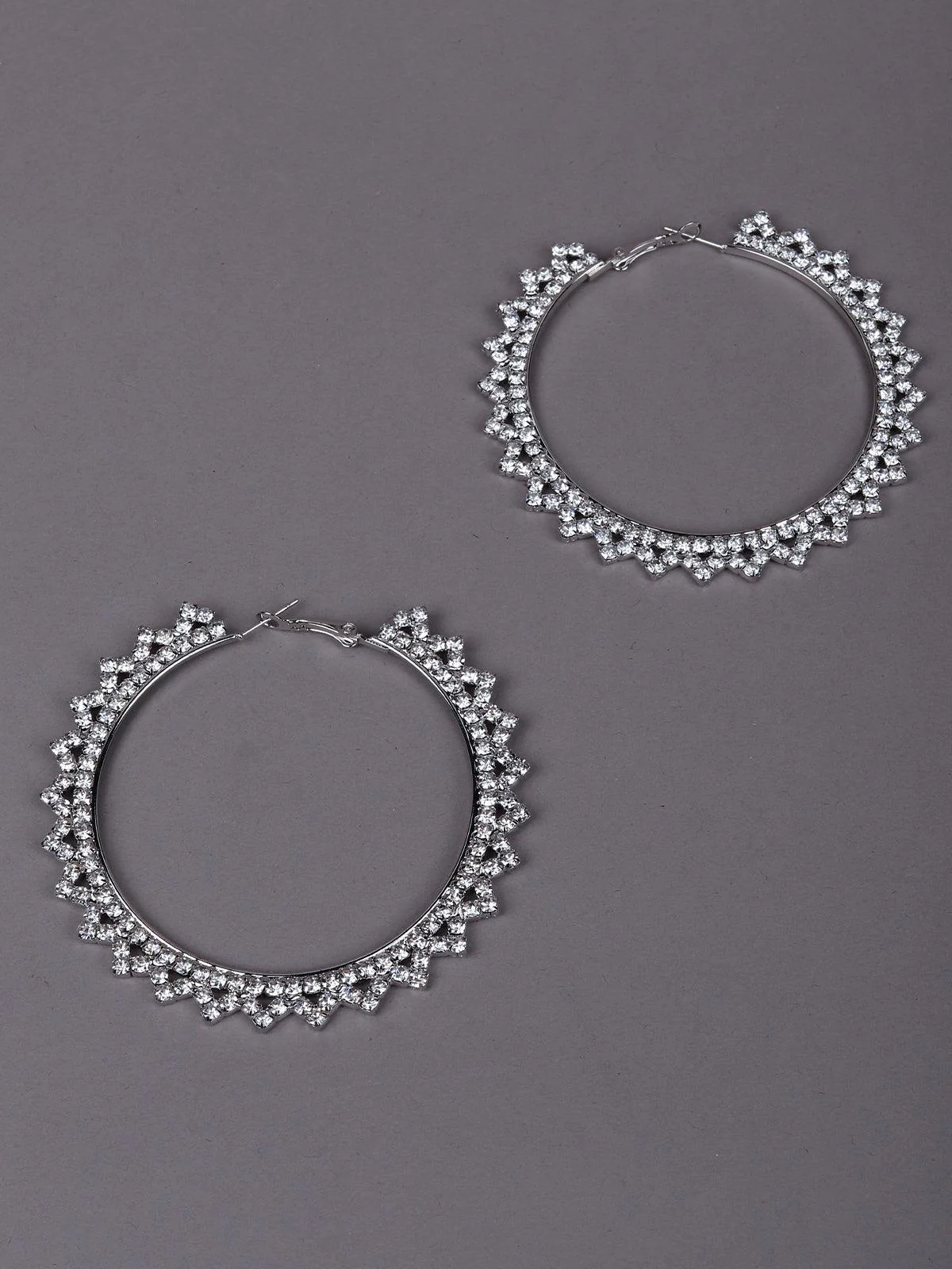 Odette Women Silver-Metal Earrings - Image 4