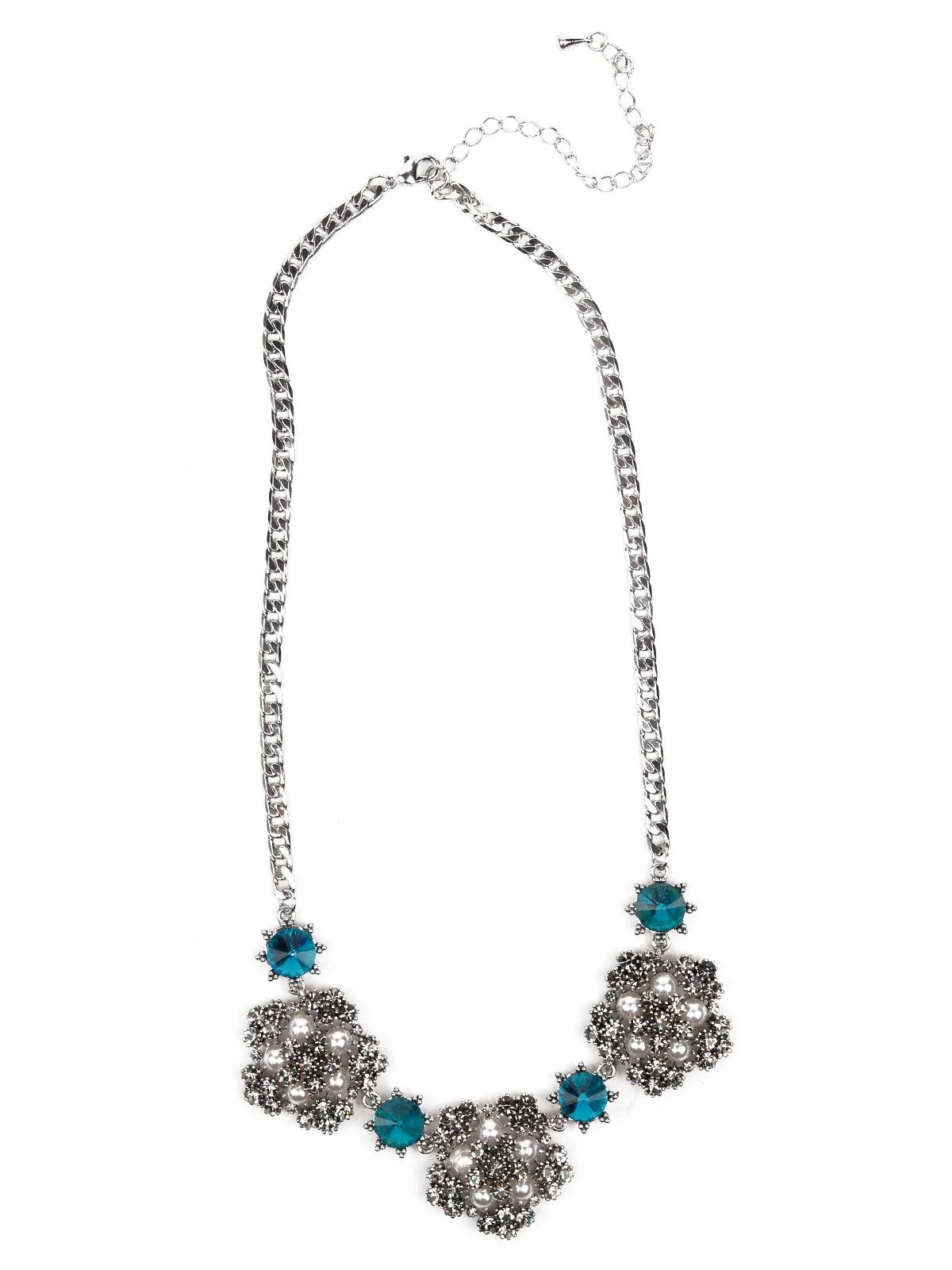 Odette Women Silver Metal Necklace - Image 3