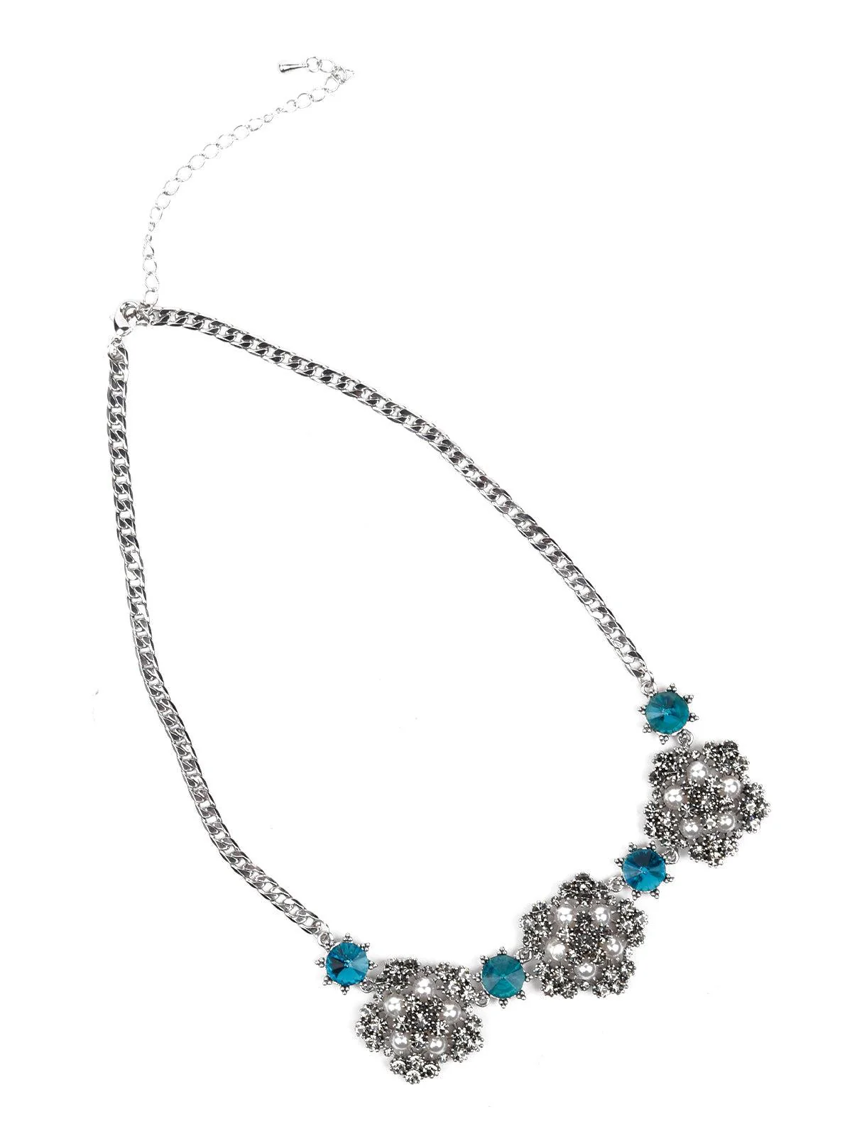 Odette Women Silver Metal Necklace - Image 4