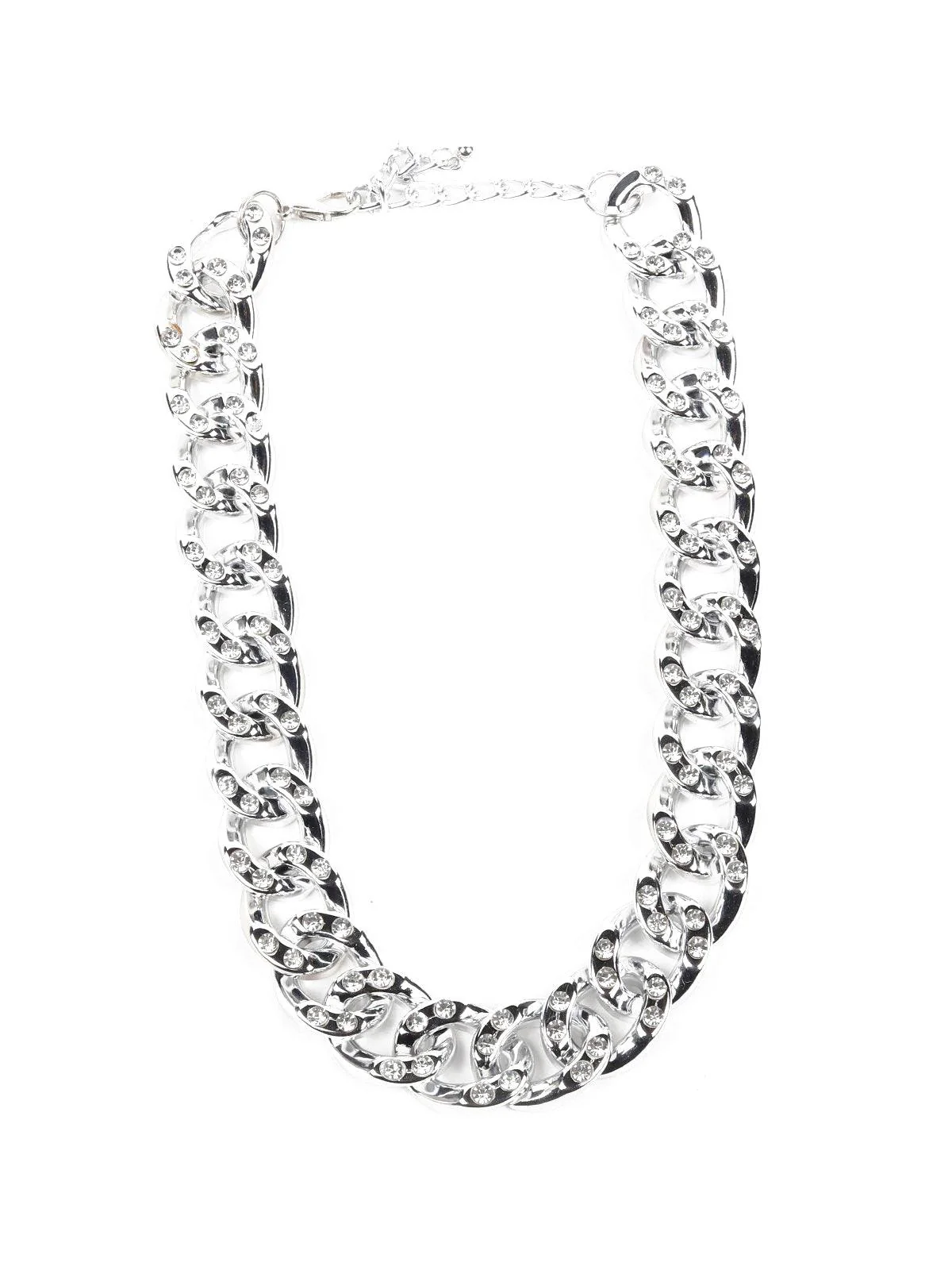 Odette Women Silver Metal Necklace - Image 3