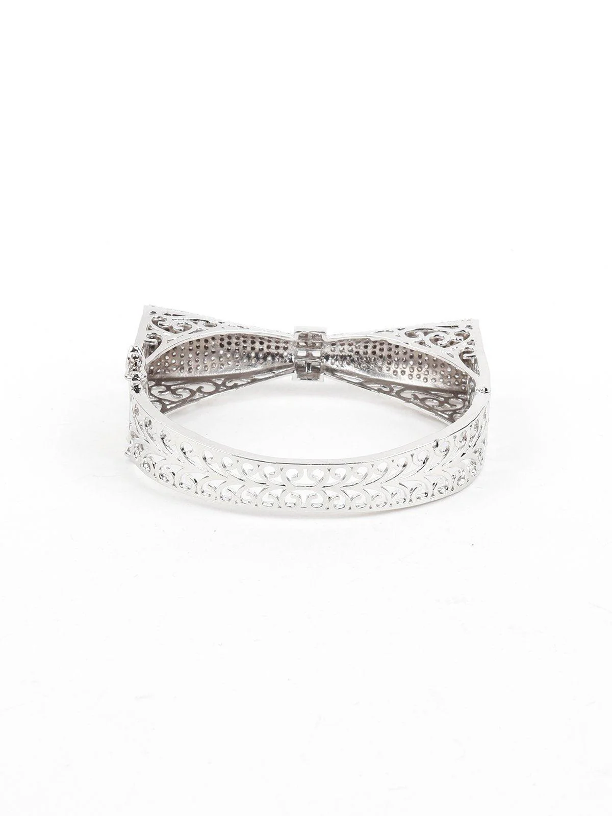 Odette Women Silver Metal Bracelet - Image 5