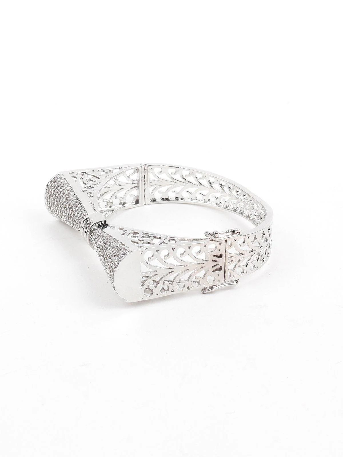 Odette Women Silver Metal Bracelet - Image 6