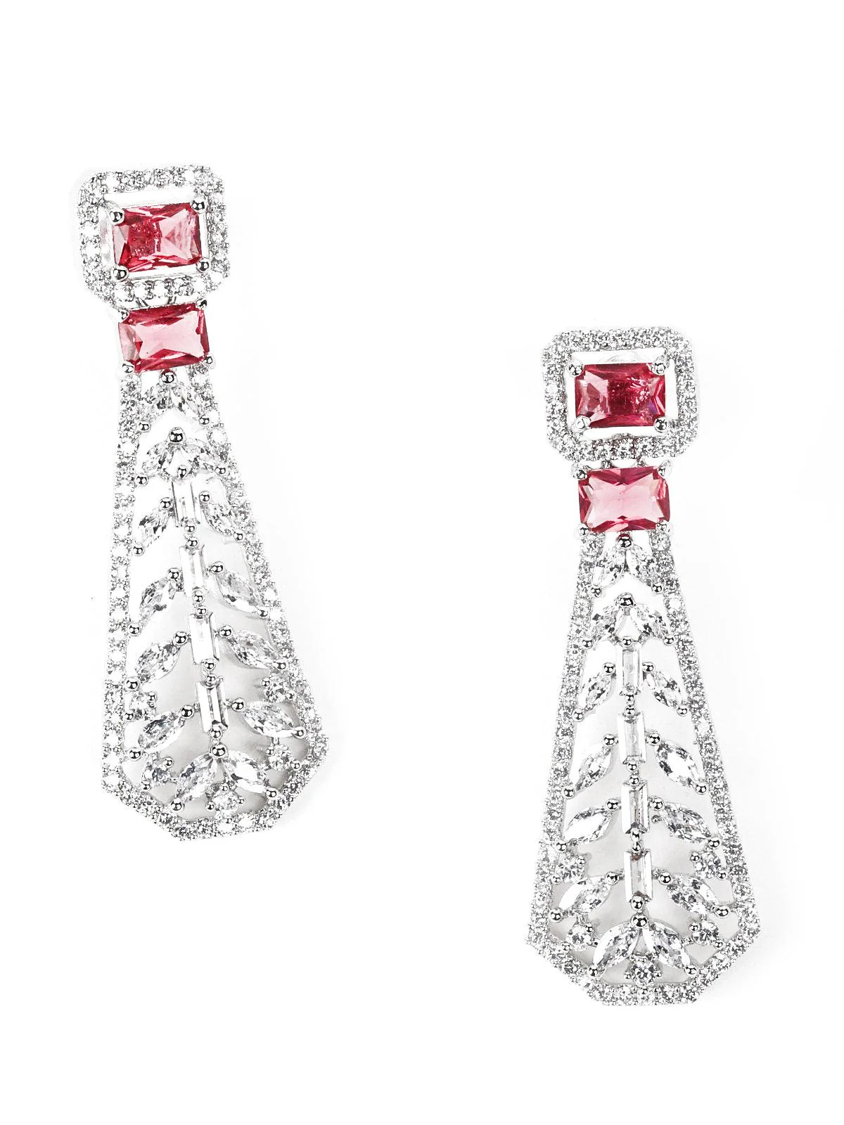 Odette Women Silver Pearls Necklace Set. - Image 6