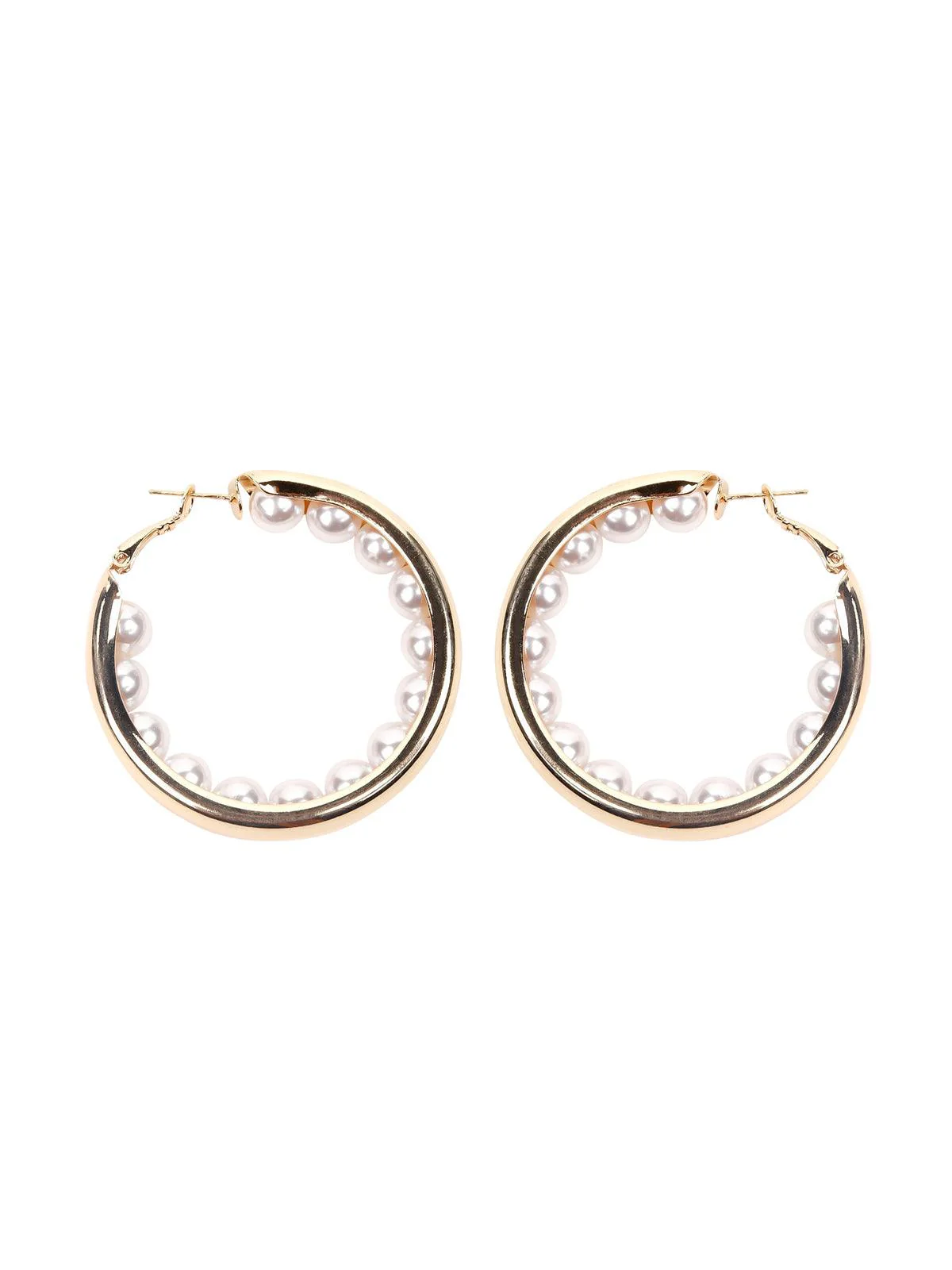 Odette Women Gold Metal Earrings. - Image 3