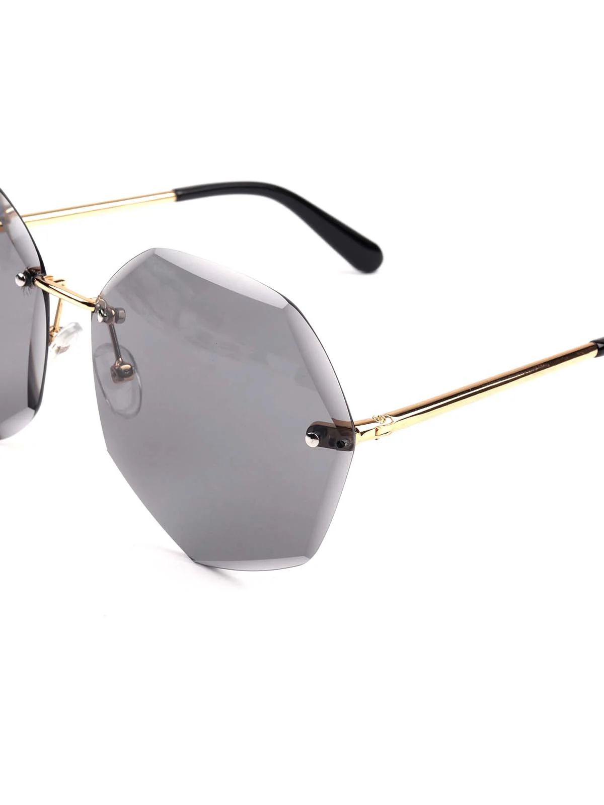 Odette Smoke Grey-Tinted Sunglasses For Women - Image 8